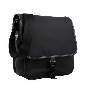 Prada V166 064 F0002 Fabric Messenger Bag