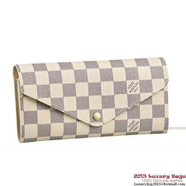 Louis Vuitton Damier Azur Canvas Josephine Wallet N63020