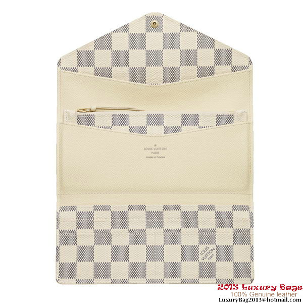 Louis Vuitton Damier Azur Canvas Josephine Wallet N63020