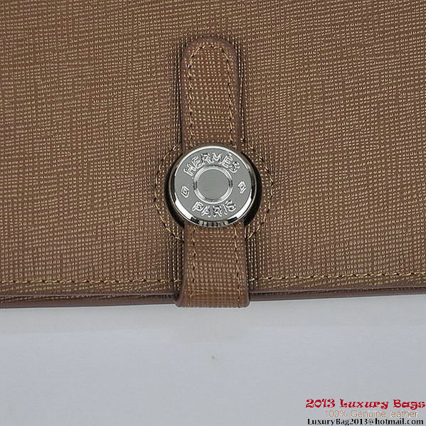 Hermes Dogon Wallet Travel Case H001 Brown