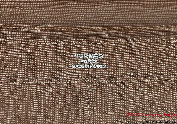 Hermes Dogon Wallet Travel Case H001 Brown