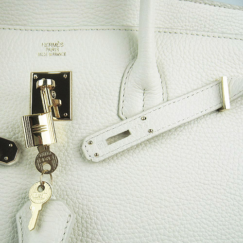 Hermes Birkin 40CM Togo Bag Beige 6099 Gold