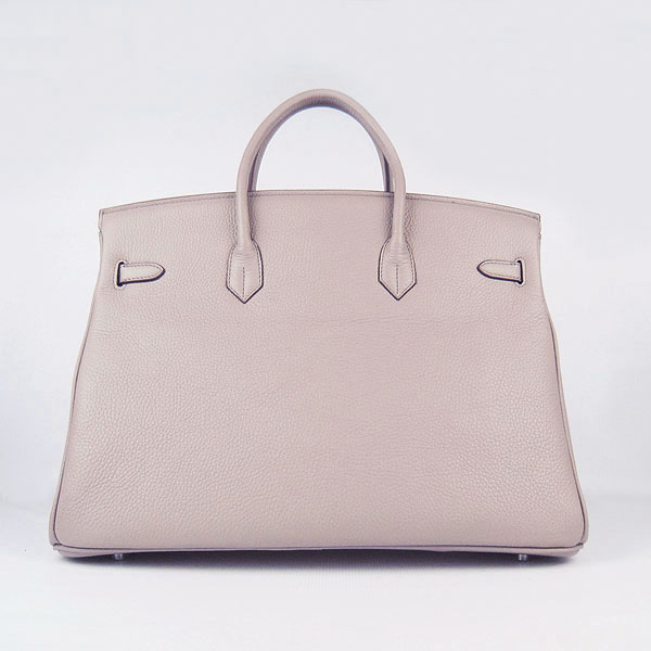 Hermes Birkin 40CM Togo Bag Grey 6099 Silver