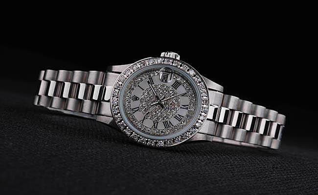 Rolex Datejust Diamond&White Surface 25 Mm Women Watch-RD3853