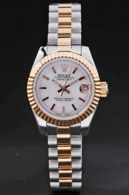 Rolex Datejust Golded White Stainless Steel 25mm Watch-RD3765