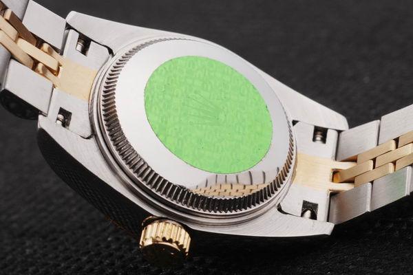 Rolex Datejust Mechanism Golden White Women Watch-RD2457