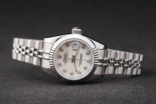 Rolex Datejust Mechanism Silver White Surface Watch-RD2455