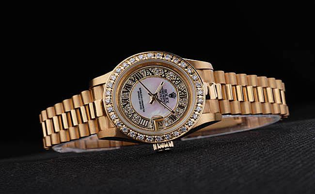 Rolex Datejust Rose Gold 25 mm Women Watch-RD3850