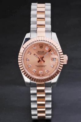 Rolex Datejust Rose Gold Surface 25mm Watch-RD3760