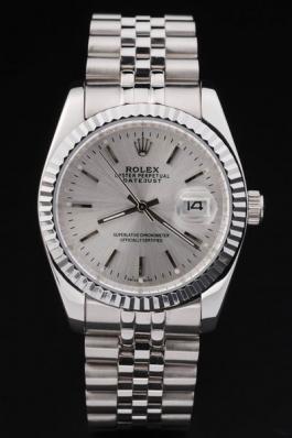 Rolex Datejust Stainless Steel Cutwork Watch-RD2390