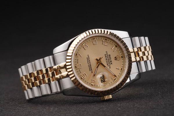 Rolex Datejust Swiss Mechanism Golden Surface Watch-RD2377