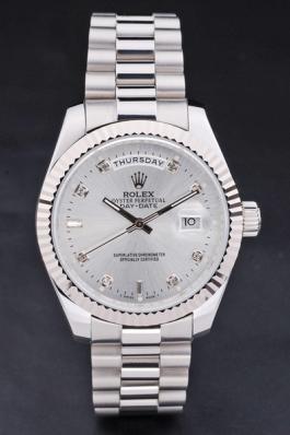 Rolex Day-Date Men stainless Steel Crown Watch-RD2884