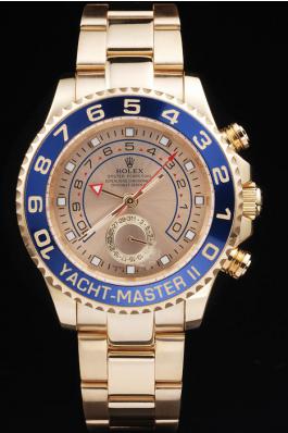 Rolex Yacht-Master II Blue Bezel&Golden Surface Watch-RY3339