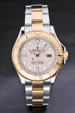 Rolex Yacht-Master II Golden Bezel&White Surface Watch-RY3746