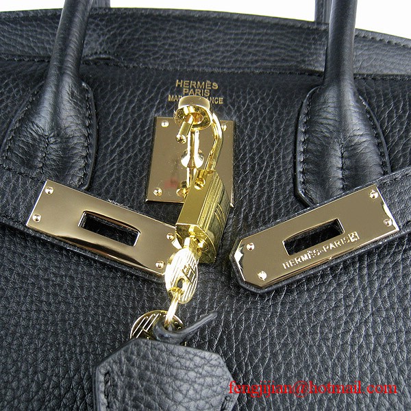 Hermes Birkin 30cm Togo Leather Bag Black 6088