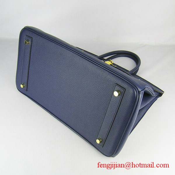 Hermes Birkin 40cm Togo Bag Dark Blue 6099