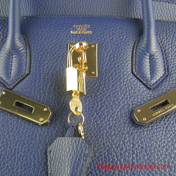 Hermes Birkin 40cm Togo Bag Dark Blue 6099