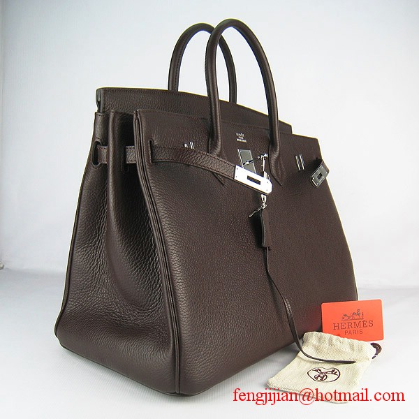 Hermes Birkin 40cm Togo Bag Coffee 6099