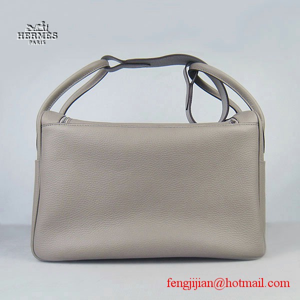 Hermes Women Shoulder Bag Grey 6208