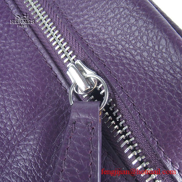 Hermes Women Shoulder Bag Light Purple 6208