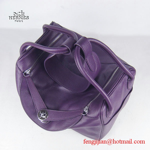 Hermes Women Shoulder Bag Light Purple 6208