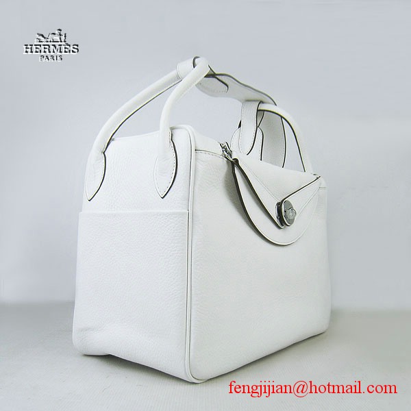 Hermes Women Shoulder Bag White 6208