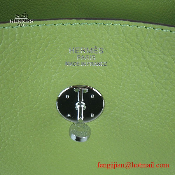 Hermes Women Shoulder Bag Green 6208