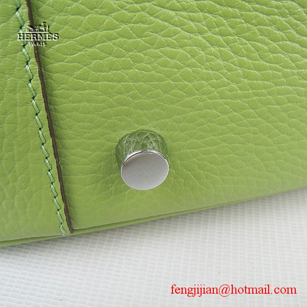 Hermes Women Shoulder Bag Green 6208