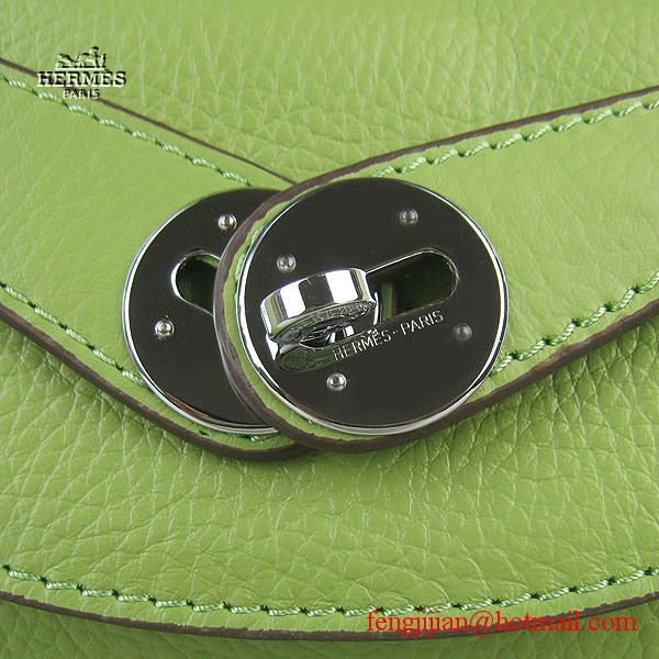 Hermes Women Shoulder Bag Green 6208