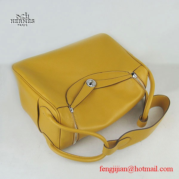 Hermes Women Shoulder Bag Yellow 6208