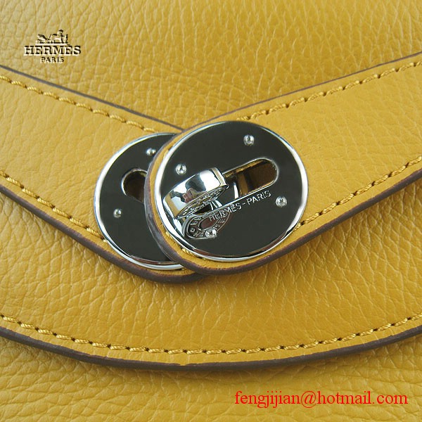 Hermes Women Shoulder Bag Yellow 6208