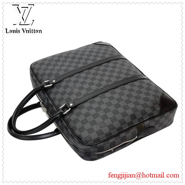 Louis Vuitton Damier Graphite Canvas Porte Documents Voyage GM N41123