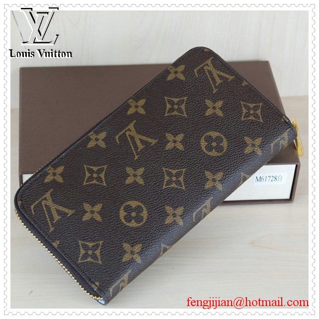 Louis Vuitton Monogram Vernis Zippy Replica Wallet M61728